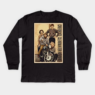 Ccr Legacy In Images Celebrating Their Enduring Impact Kids Long Sleeve T-Shirt